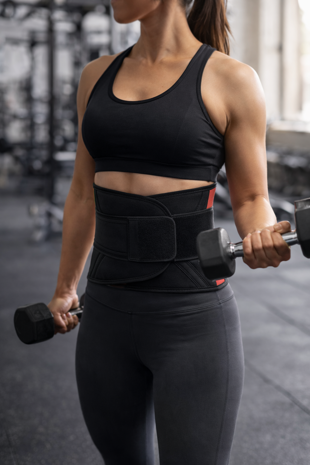 Faja Deportiva Efecto Sauna – Compresión Abdominal y Soporte Lumbar