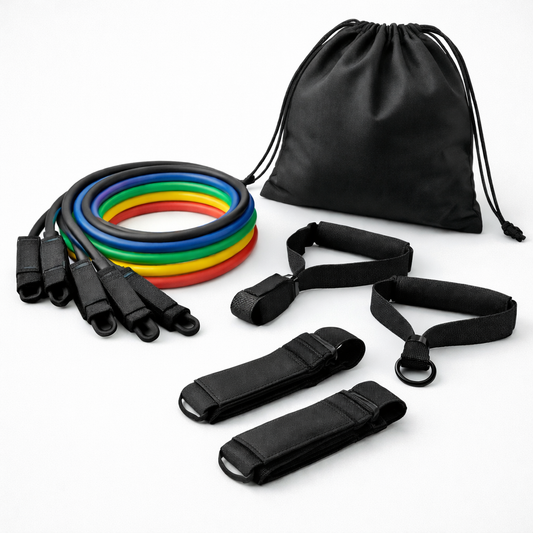 Set de Bandas Elásticas de Resistencia – Kit Completo de Entrenamiento Funcional