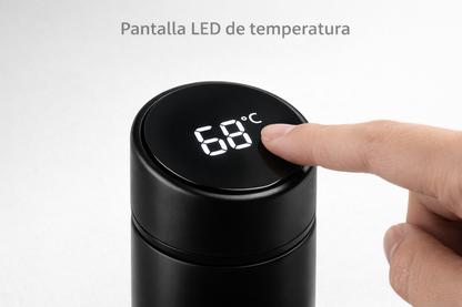 Termo Inteligente con Pantalla de Temperatura – Mantiene Frío y Calor Durante Horas