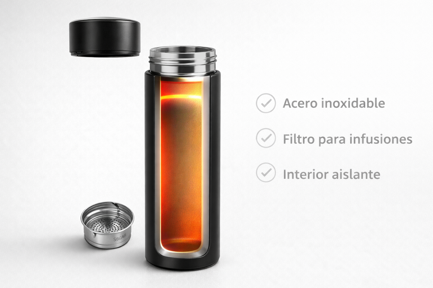 Termo Inteligente con Pantalla de Temperatura – Mantiene Frío y Calor Durante Horas